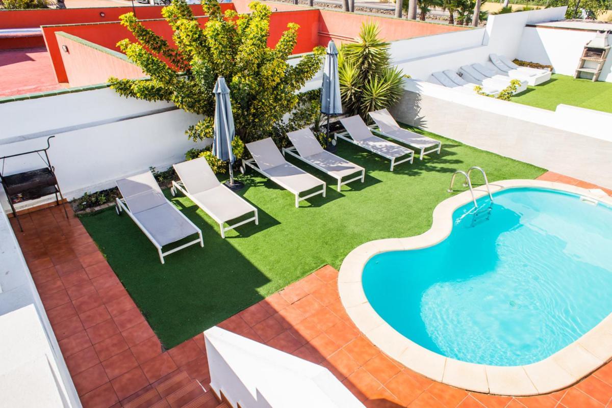 Family Villa "Happiness" With Private Pool, Bbq, Free Wifi Near City Centre & Sea By Holidays Home Corralejo Zewnętrze zdjęcie